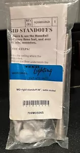 Tech Lighting Monorail MO 6" Rigid Standoff Satin Nickel 700MOS06S New/Unused - Picture 1 of 3