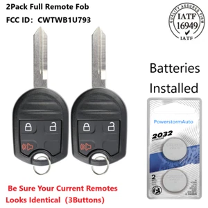 2 Para 2011 2012 2013 2014 2015 2016 Ford F150 Mando a distancia Llavero CWTWB1U793 3Tn - Imagen 1 de 7
