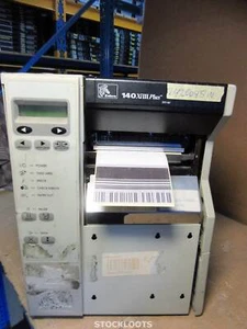 Zebra 140XIIII PLUS 140-74E-00003 Thermal Network USB Label Drucker 2926095 INCH - Afbeelding 1 van 5