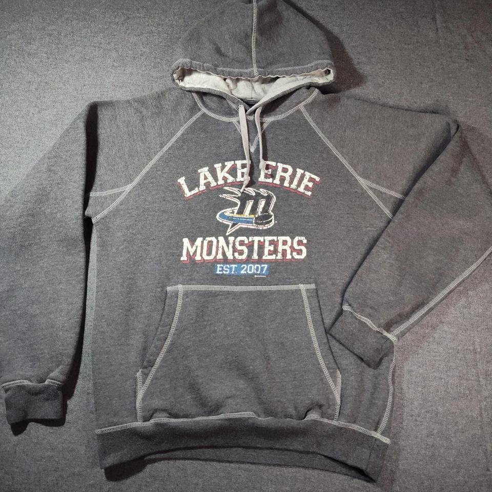 Sudadera con Capucha Lake Erie Monsters Mediana Gris Foto 1 de 4