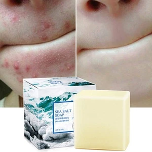 Soap with Sea Salt Natural Goat's Milk for Face Dry and Oily Skin,... - Picture 1 of 7