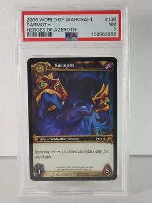 Sarmoth - Heroes of Azeroth - 130/361 - Foil - PSA 7 - Imagem 1 de 2
