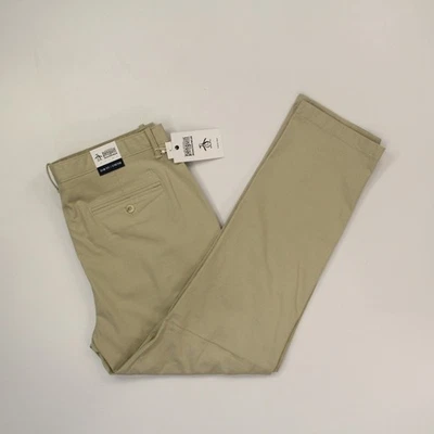 Original Penguin Men's Chino Pants Size 36x3 Slim Fit Stretch Agate Gray NWT - Image 1 of 4