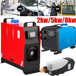 12V 2KW-8KW Diesel Air Heater Caravan Camper Truck Van Motorhome Night Parking - Picture 1 of 21