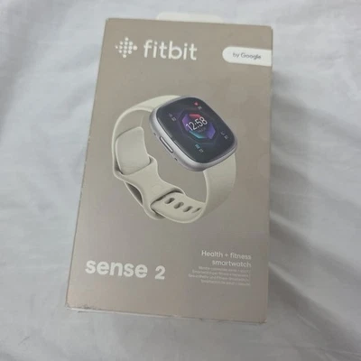 Fitbit Sense 2 - Lunar White/Platinum (BWZ) - Image 1 of 4