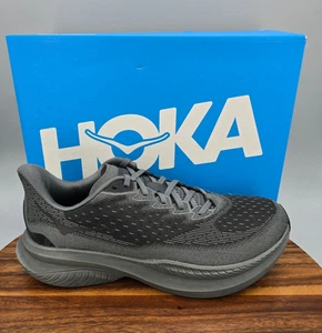 Hoka One One Mach 6 LA Zapatos Para Hombre 10.5 D Negros Correr Tenis Atléticos - Imagen 1 de 10
