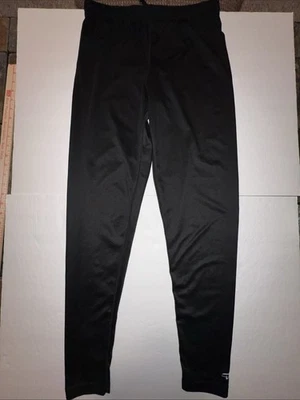 Pantalones Base Térmica DUOFOLD Mujer’s Grandes Negros Cintura Elástica Cordón De Colección Foto 1 de 4