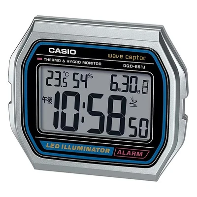 CASIO DQD-851J-8JF Motif Electric Wave Alarm Clock 102×117×48mm From Japan - Image 1 of 2