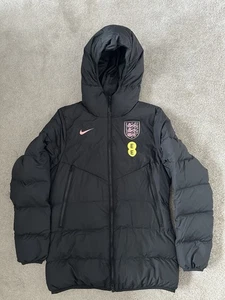 England Football Shirt Soccer Euros 2022 Jacket Lionesses Player Issue Puffer - Picture 1 of 5