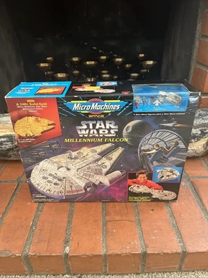 Star Wars Micro Machines Space Millennium Falcon Galoob 1995 New SEALED - Image 1 of 4