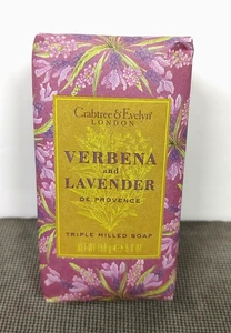 CRABTREE & EVELYN VERBENA LAVENDER SOAP BAR~LARGE 5.6 oz SEALED NEW OLD STOCK - Picture 1 of 5
