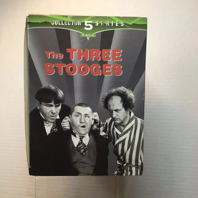 The Three Stooges Collector Series 5 Pack VHS 1998 Tape Set - Image 1 of 4