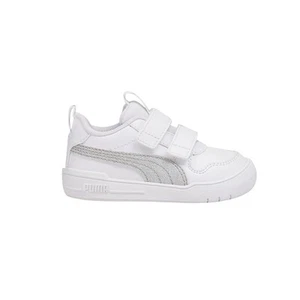 PUMA Multiflex Glitz Fs V Slip On  Toddler Girls White Sneakers Casual Shoes 384 - Picture 1 of 6