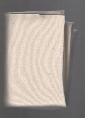 1 yard fabric sweater knit cream 100% cotton 48" wide - Image 1 of 3