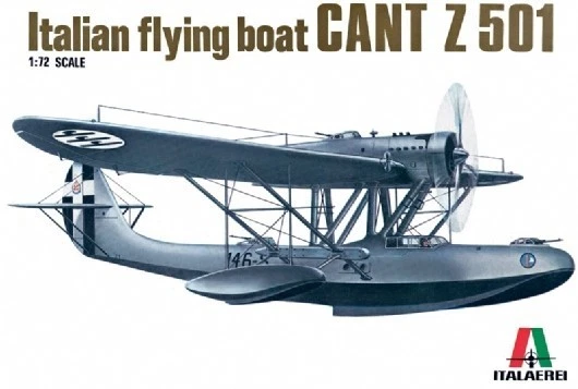 Italian Flying Boat Cant Z 501 Plastic Kit 1:72 Model Italeri - Image 1 of 1