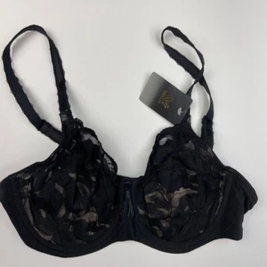 Wacoal Top Tier Underwire Bras 855223 Black/Tan 32D 32DD 34C - Picture 1 of 2