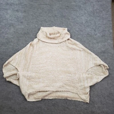 Xhilaration Suéter Mujer XS Beige Cárdigan Poncho Manga 3/4 Tejido Cuello Alto Foto 1 de 4