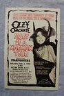Ozzy Osbourne Concert Tour poster 1982 Notre Dame__