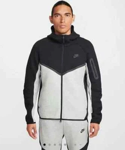 Nike Tech Full-Zip Windrunner Hoodie HV0949 011 Grau/Schwarz Neu Herren Gr. M - Bild 1 von 12