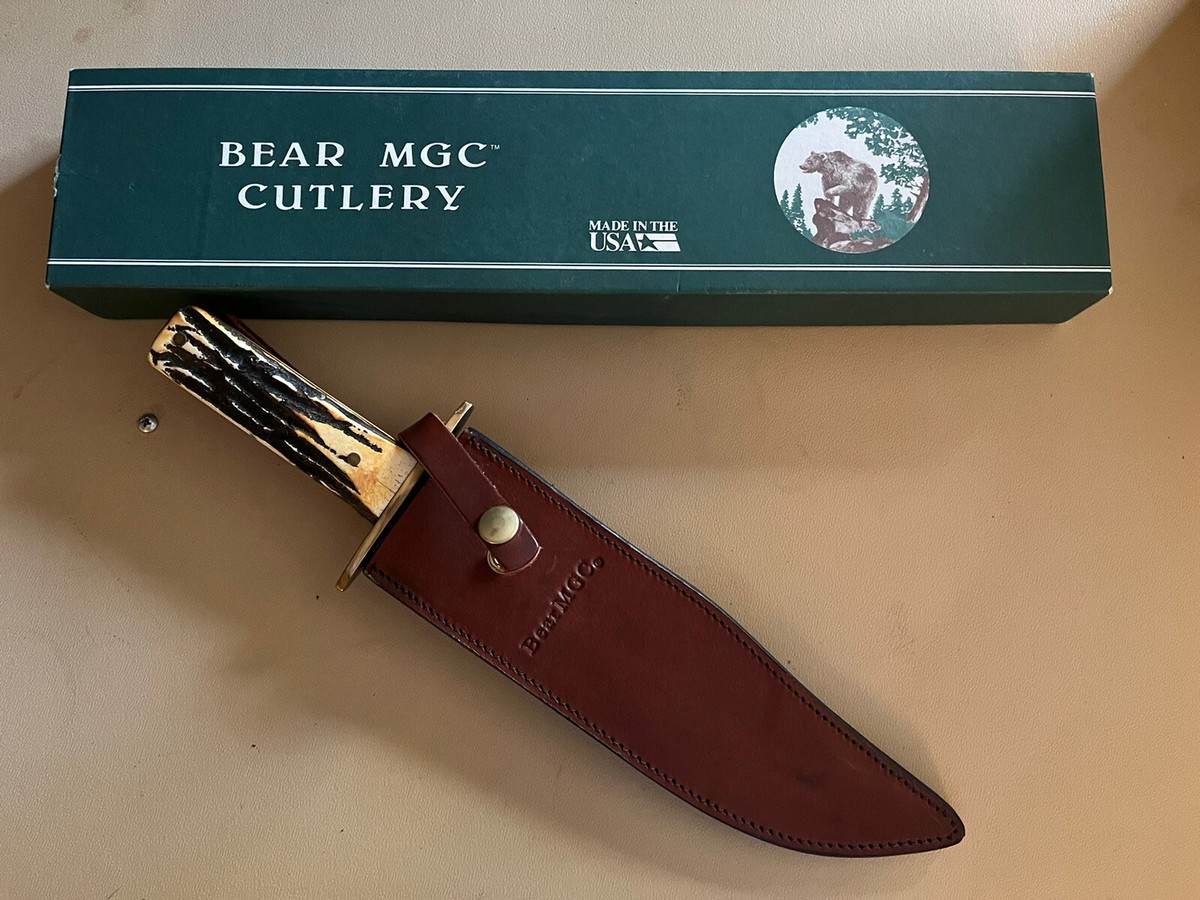 Bear & Son Damascus Steel Blade Collectible Modern Factory Bear & Son Damascus Steel Blade Collectible Modern Factory