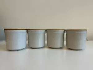 Vtg Excel Japanese Stoneware Cups Coffea Cups Tea Set Glossy 1980 Beige Medium  - Picture 1 of 5