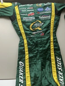 Paul Menard NASCAR Race used/Worn Fire suit Quaker State Sponsor Nice Wear - Picture 1 of 14