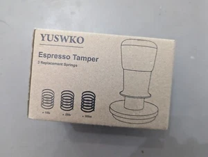 Yuswko Coffee Tamper 53.3mm Spring-loaded Tamper W/15lb /25lb /30lb Springs New - Picture 1 of 4