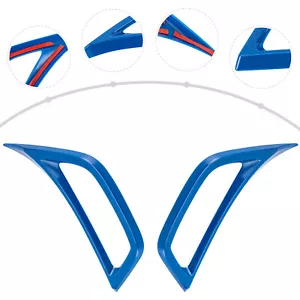 Para Jeep Wrangler JL JT 2018 Guardabarros Rueda Ventilación Aire Salida Borde Cubierta Azul - Imagen 1 de 11