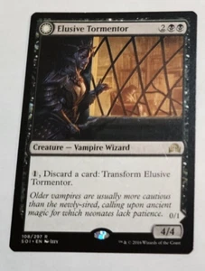 Magic The Gathering Elusive Tormentor Insidious Mist 108 SOI Sombras Sobre Innistrad Raro LP x1 - Imagen 1 de 2