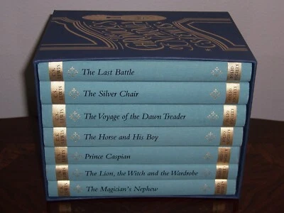 Folio Society The CHRONICLES OF NARNIA by C. S. Lewis in 7 volumes Foto 1 de 3