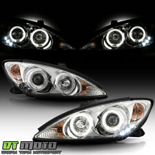 For 2002-2006 Toyota Camry LED Halo Projector Headlights Headlamps Left+Right