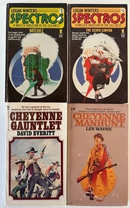 Western Vintage Paperback Bundle Bulk Lot x 4 - Logan Winters - Les Wayne - Imagen 1 de 14