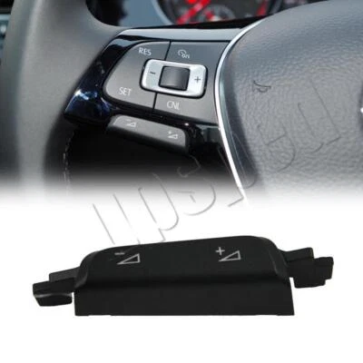Black Car Steering Wheel Volume Switch Button For Volkswagen Golf MK7 2013-2016 - Image 1 of 4