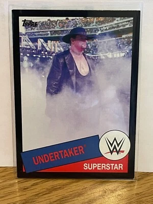 2015 Topps Heritage WWE The Undertaker #97 Black Border Parallel Card SP - Image 1 of 2