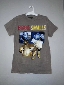 The Notorious BI.G. Unisex Biggie Smalls Grafik T-Shirt Braun Größe S - Bild 1 von 4