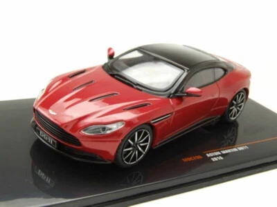 Aston Martin DB11 2016 Red IN Metallo Black Roof IXO MOC296 1:43 Die Cast - Immagine 1 di 4