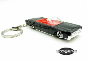 Schlüsselanhänger 1964 '64 Lincoln Continental schwarz Cabrio Auto selten 1:64 Druckguss - Bild 1 von 5