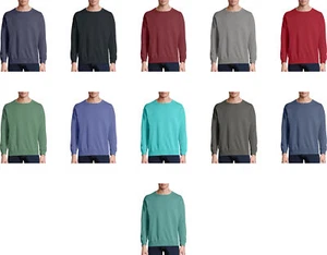 Hanes Originals Unisex Garment Dyed Fleece Sweatshirt - Picture 1 of 33