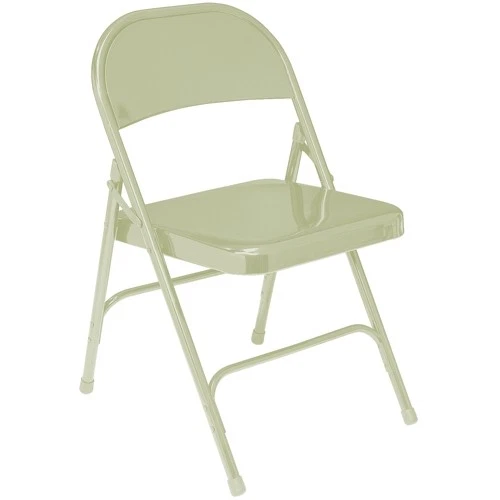 NPS National Public Seating 50 Series All Steel Standard Folding Chair with
