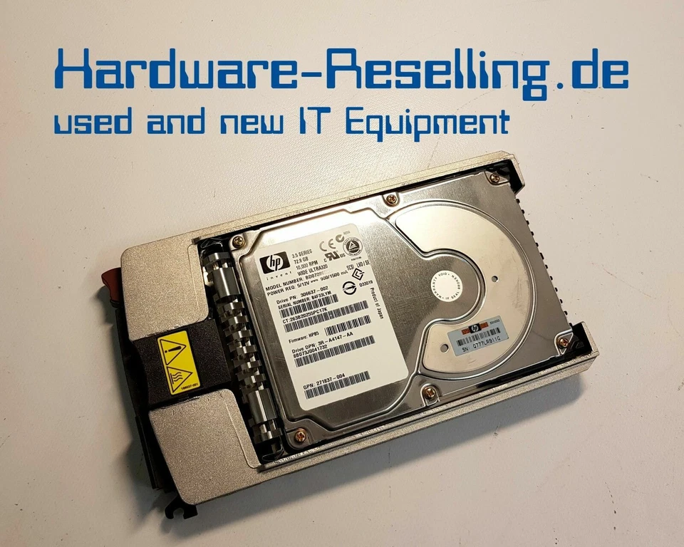 HP 72GB 3.5" 10k SCSI HDD BD072863B2 289042-001 289099-002 306637-002 271837-004 - Bild 1 von 1