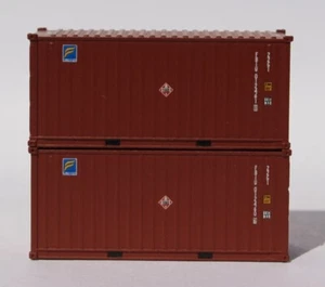 JTC N 20' Standard Height Container FLORENS with 'Hazard Stickers' FBIU p 205325 - Picture 1 of 1
