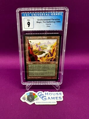 Magic MTG Undiscovered Paradise Visions Graded CGC 9 MINT Vintage *CCGHouse* - Image 1 of 2