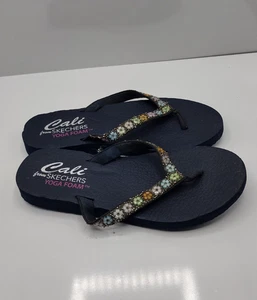 Sandalias para mujer SKECHERS meditación dulce brillo chanclas brillantes talla 8,5 - Imagen 1 de 5