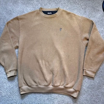 VINTAGE Ashworth Golf Sweatshirt Men’s XLarge Beige/Tan Terry Towel Crewneck 90s - Image 1 of 4