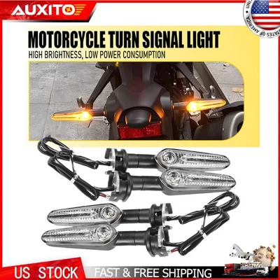 4X LED Turn Signals Blinker Lights For Yamaha FZ6 FZ1 FZ09 FZ07 YZF R6 R3 R1 J - Image 1 of 4
