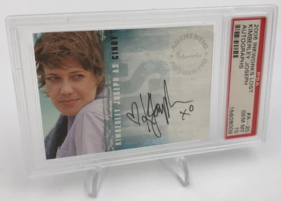 KIMBERLY JOSEPH AUTO Card TV LOST as CINDY Signed graded slab PSA GEM MINT 10 - Image 1 of 4