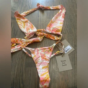 NWT Stone Fox Swim Set - Hot Tropix Size Xs - Picture 1 of 6