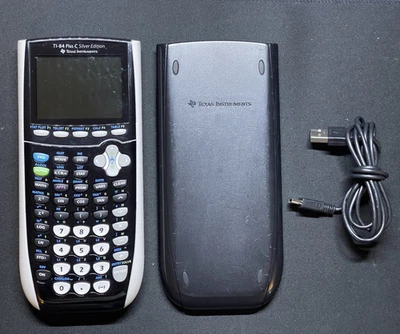 Texas Instruments TI-84 Plus C Silver Edition Graphing Calculator Excellent Con. - Image 1 of 4