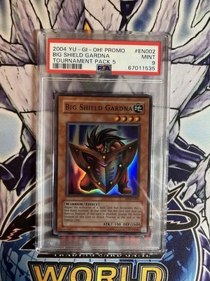 Yu-Gi-Oh! Big Shield Gardna  TP5-EN002 Super Rare PSA 9 M - Image 1 of 2