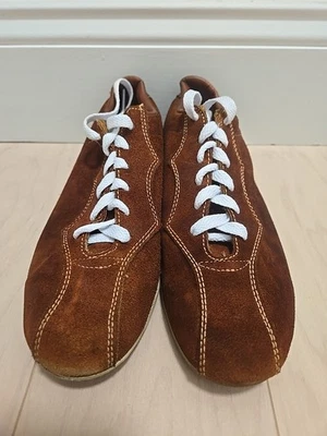 Zapatos de boliche de gamuza marrón vintage Million Miler para mujer talla 7 Foto 1 de 4